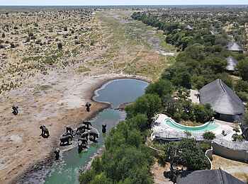 Moela Safari Lodge: Die Lodge aus der Vogelperspektive