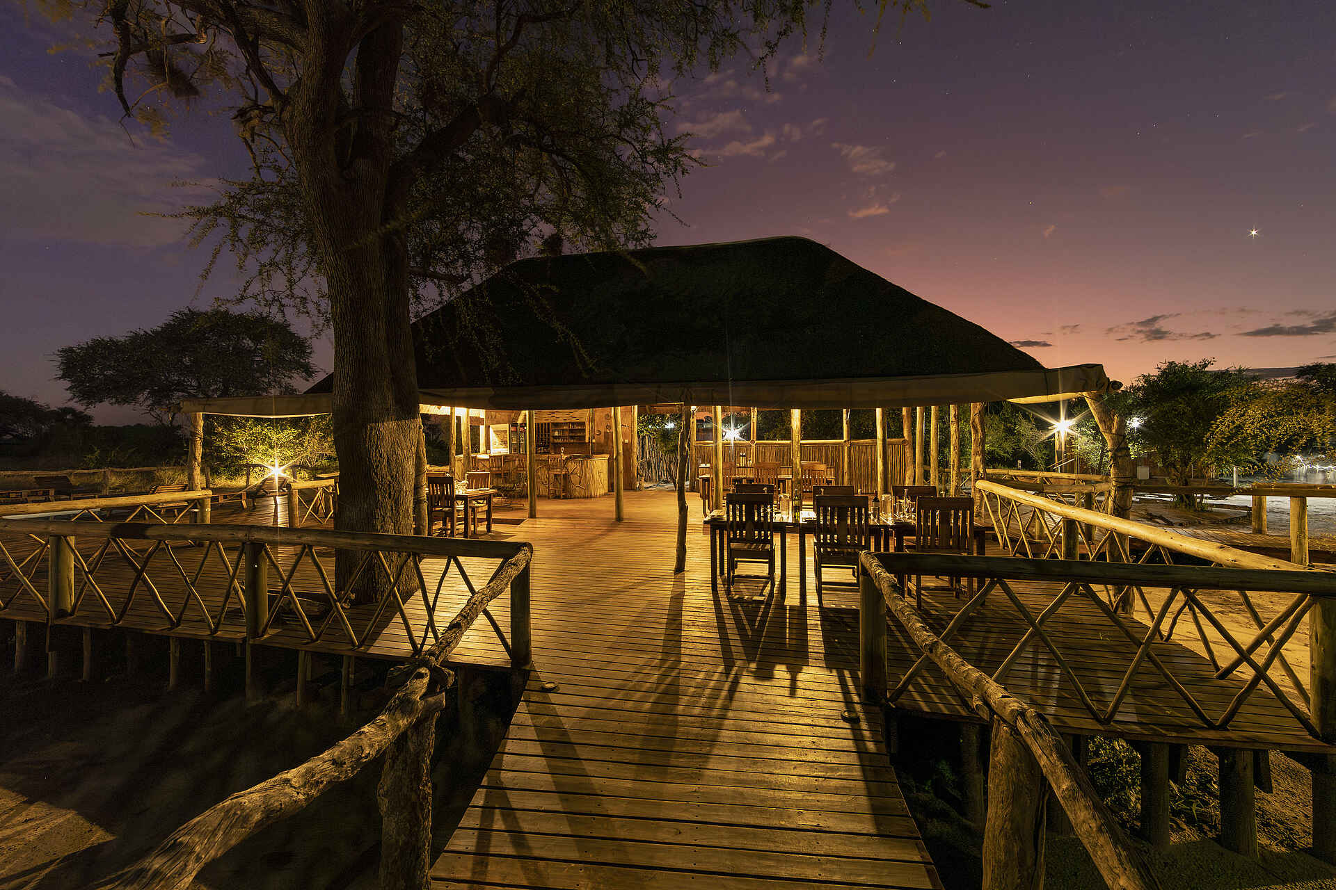 Mogogelo Camp: Zentralbereich