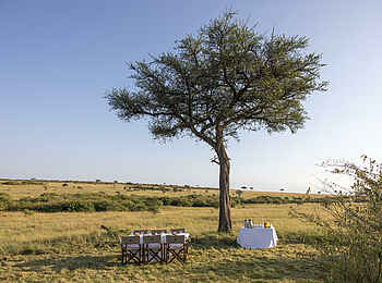 Saruni Eagle View: Bush Lunch Saruni Eagle View: Bush Lunch