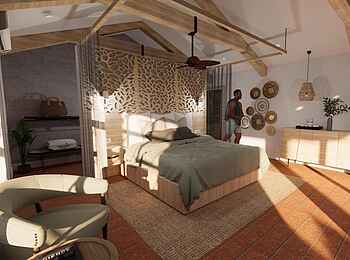 Shongwe Samanzi Lodge: Cabana Bett