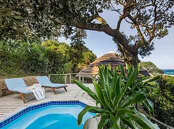 Thonga Beach Lodge: Privatpool der Honeymoon Suite Thonga Beach Lodge: Privatpool der Honeymoon Suite