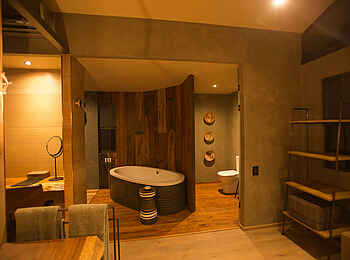 Thorntree River Lodge: Gästebad Thorntree River Lodge: Gästebad