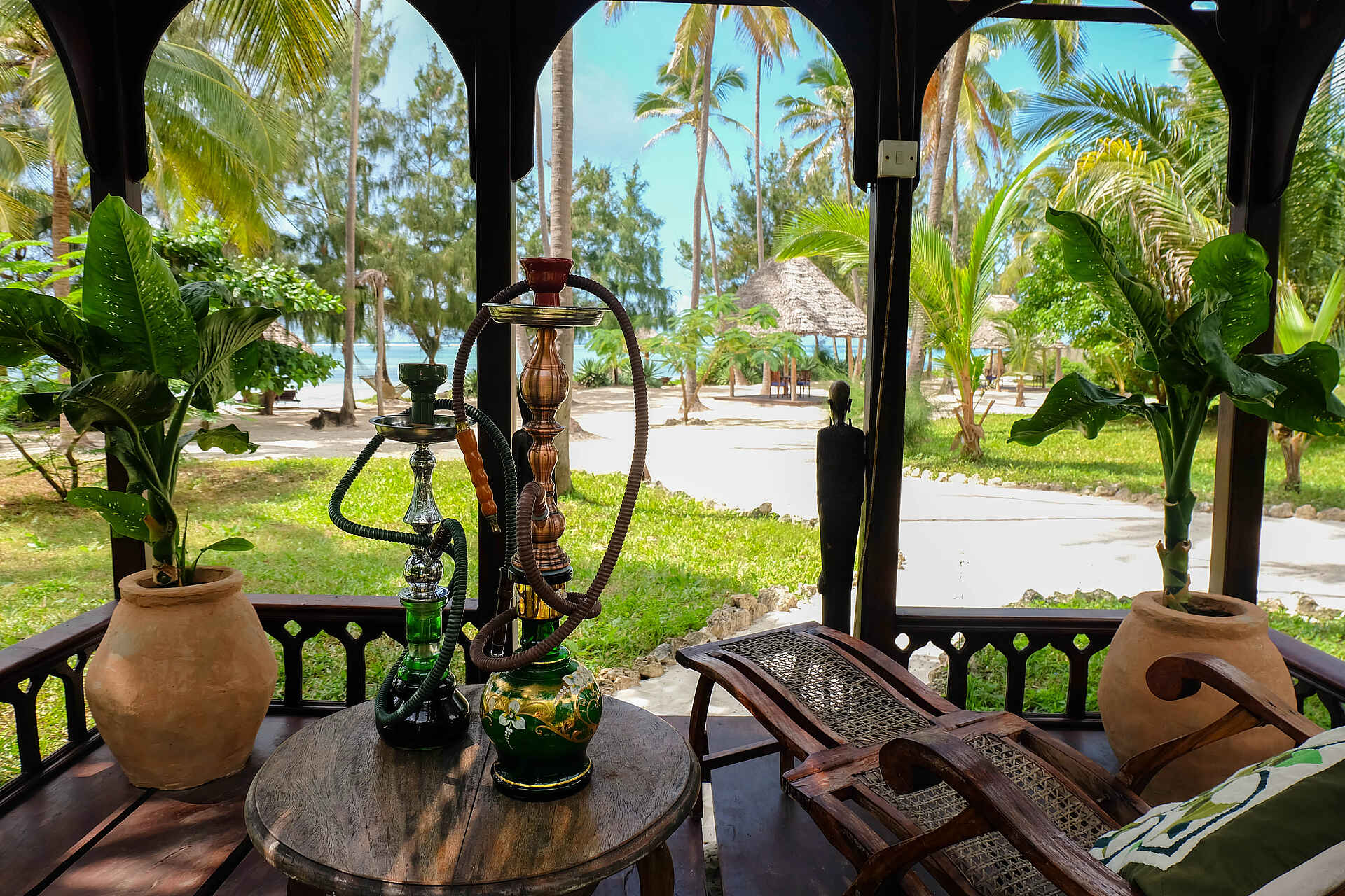 Anna of Zanzibar, Michael Winter, Sansibar, Garten, Pavillon, Shisha-Lounge, Afrikarma, Afrikarma Safaris, Afrikarma Safaris - Wildnis. Hautnah., Afrikarma.de