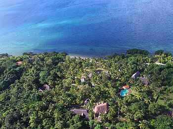 Pole Pole Bungalows: Ansicht aus der Vogelperspektive