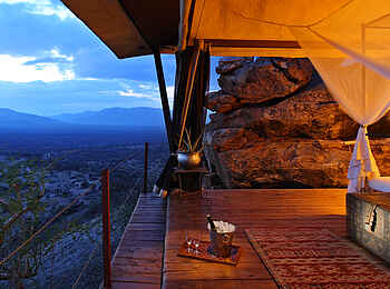 Saruni Samburu: Offenes Schlafzimmer