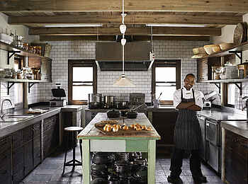 Singita Castleton: In der Küche Singita Castleton: In der Küche