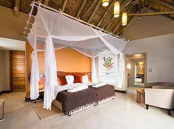Safarihoek Lodge: Zweites luxury Schlafzimmer mit Twin Betten Safarihoek Lodge: Zweites luxury Schlafzimmer mit Twin Betten