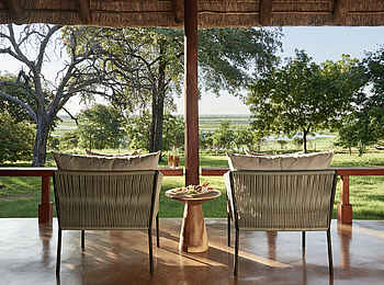 Sanctuary Chobe Chilwero: Blick in den Busch Sanctuary Chobe Chilwero: Blick in den Busch
