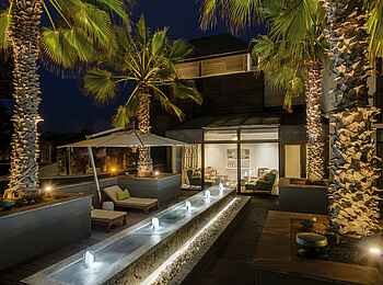 Strand Hotel Swakopmund: Innenhof mit Brunnen Strand Hotel Swakopmund: Innenhof mit Brunnen