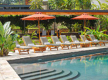 Heaven Boutique Hotel: Die Pool Lounge Heaven Boutique Hotel: Die Pool Lounge