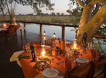 Lianshulu Lodge: Abendessen Lianshulu Lodge: Abendessen