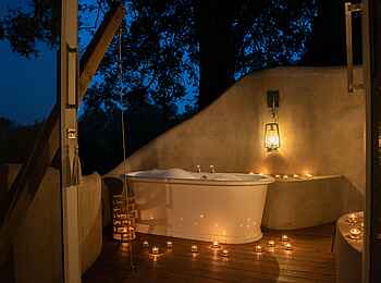 Mpala Jena Camp: Bad im Freien Mpala Jena Camp: Bad im Freien