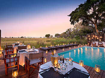 Nxabega Okavango Tented Camp: Pooldeck