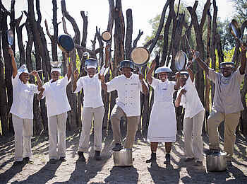 Nxabega Okavango Tented Camp: Gastfreundschaft