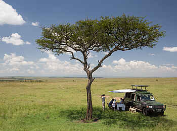 Sand River Masai Mara Camp: Picknick Sand River Masai Mara Camp: Picknick