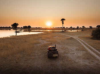 Shinde Lodge: Sonnenuntergang