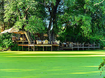 Kanga Expeditions: Blick zum Camp