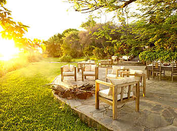 Kanyemba Lodge: Morgenlicht Kanyemba Lodge: Morgenlicht