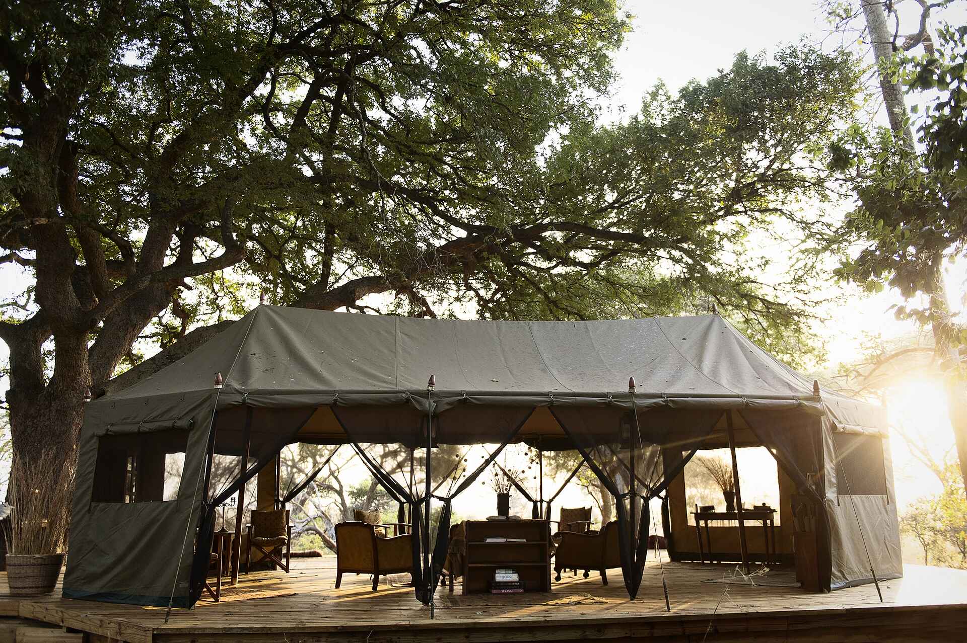 Chada Katavi Camp: Lounge-Zelt