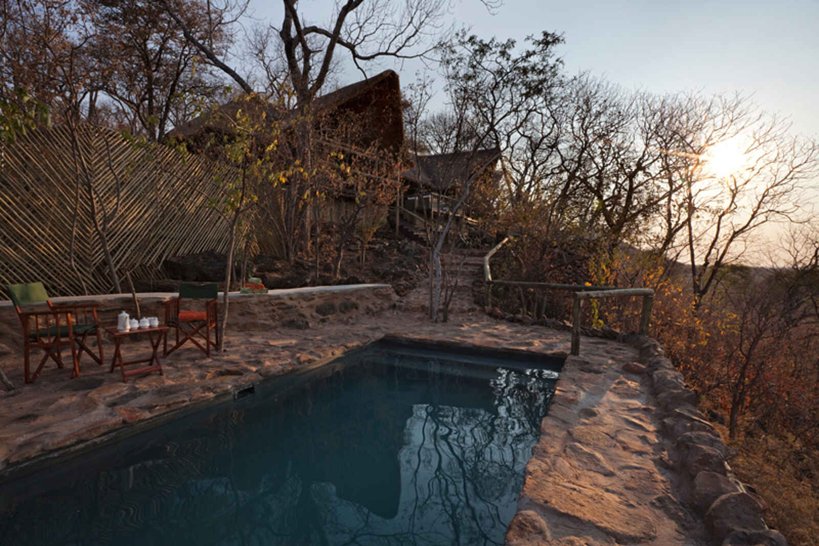 Ghoha Hills Savuti Lodge: Swimmingpool auf den Ghoha Hills Ghoha Hills Savuti Lodge: Swimmingpool auf den Ghoha Hills