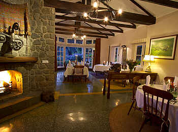 Gibbs Farm: Behagliches Kamnifeuer