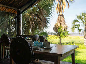 Kisima Ngeda Camp: Ausblick vom Restaurant Kisima Ngeda Camp: Ausblick vom Restaurant