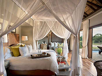 Lion Sands Narina Lodge: Bett Lion Sands Narina Lodge: Bett