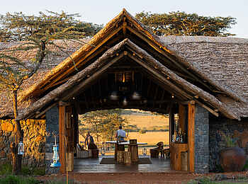 Naboisho Camp: Eingang