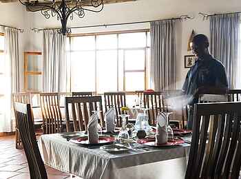 Ngorongoro Farmhouse: Speisesaal Ngorongoro Farmhouse: Speisesaal