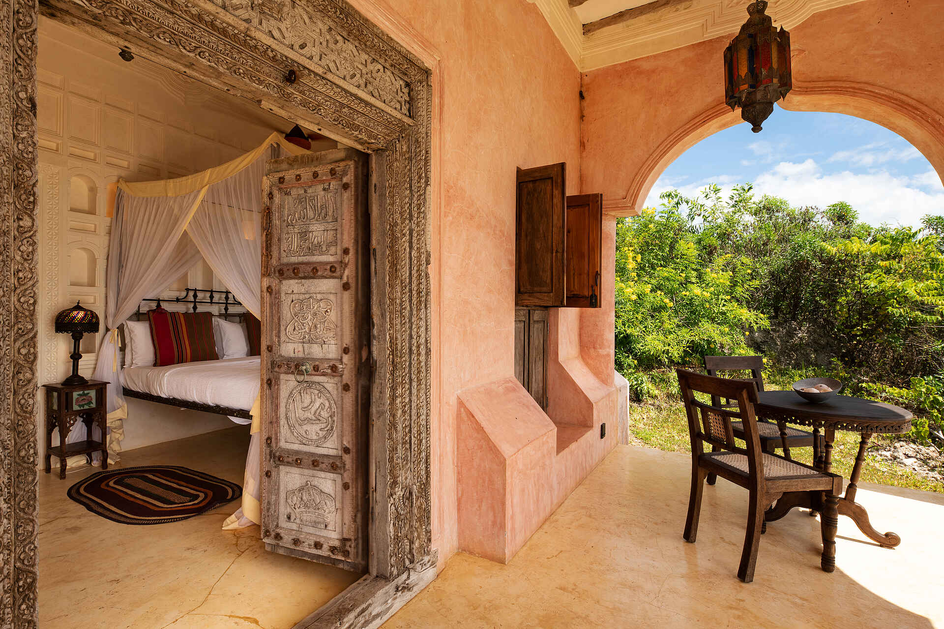 Qambani Luxury Resort: Sundowner Villa Terrasse