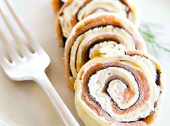 San Camp: Lachsröllchen