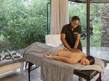 Simbavati Camp George: Der Spa Simbavati Camp George: Der Spa