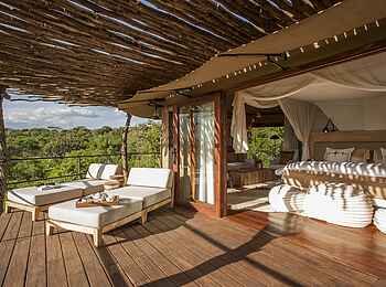 Legendary Mwiba Lodge: Private Veranda Legendary Mwiba Lodge: Private Veranda