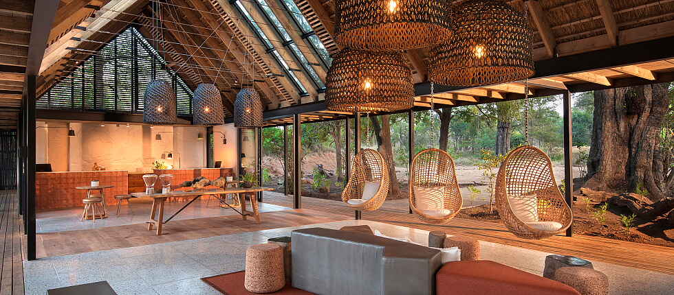 Lion Sands River Lodge, Sabi Sands Game Reserve, Safari, Südafrika, Lobby, Afrikarma, Afrikarma Safaris, Afrikarma Safaris - Wildnis. Hautnah., afrikarma.de