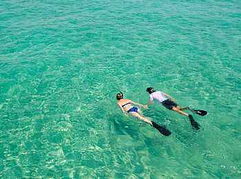 andBeyond Benguerra Island: Schnorcheln im klaren Wasser