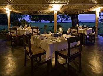 Chintheche Inn: Der Speisesaal Chintheche Inn: Der Speisesaal