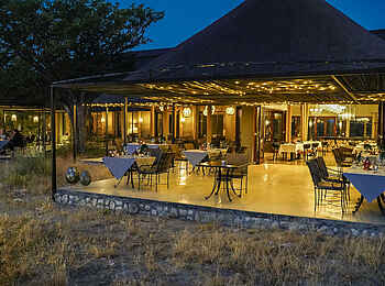 Etosha Oberland Lodge: Restaurant Terrasse Etosha Oberland Lodge: Restaurant Terrasse