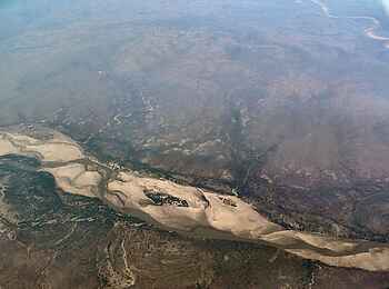 Island Bush Camp: Luftbild der Region Island Bush Camp: Luftbild der Region