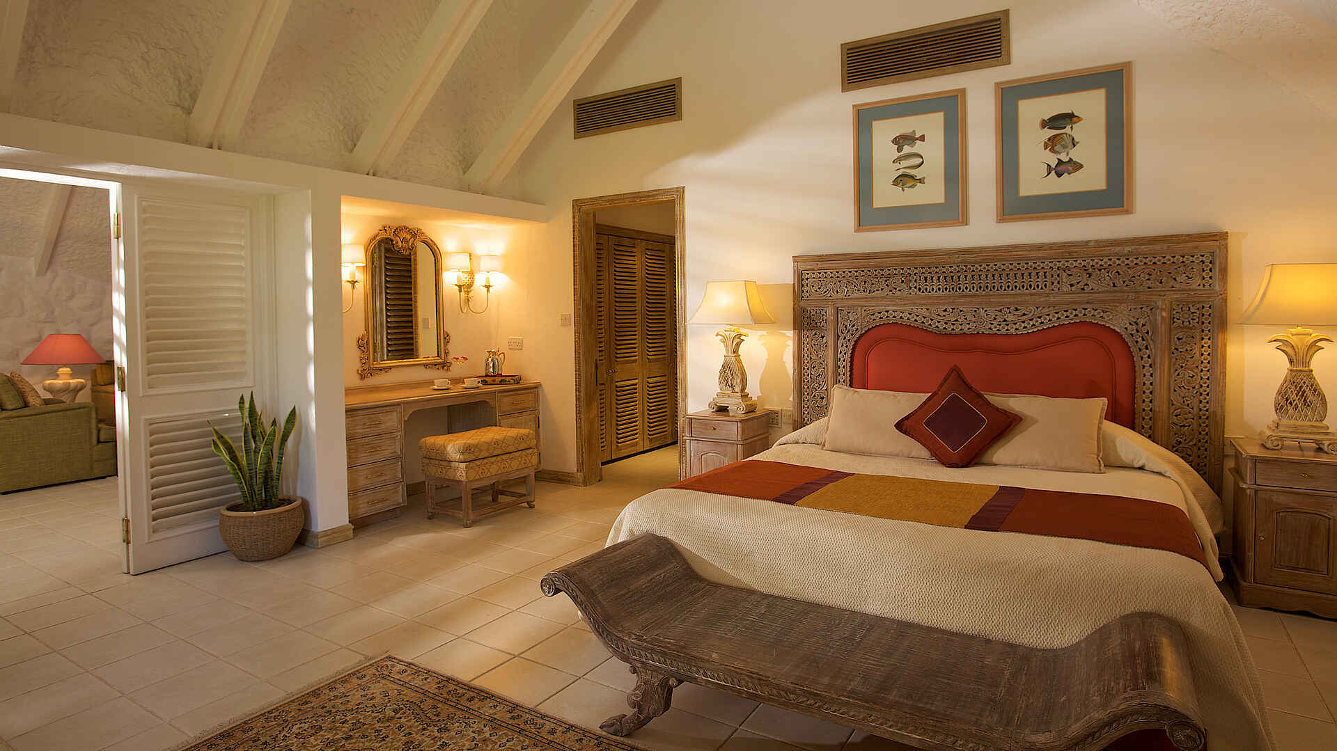 La Pirogue: Ein Schlafzimmer