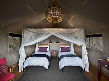 Somalisa Expeditions Camp: Twin Beds