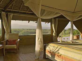 Tortilis Camp: Private House Schlafzimmer Tortilis Camp: Private House Schlafzimmer