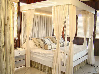 Vingerklip Lodge: Das Bett im Heaven's Gate Luxuschalet