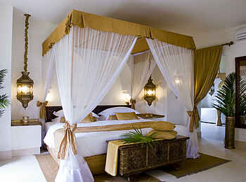Baraza Resort & Spa Zanzibar: Schlafzimmer einer Villa Baraza Resort & Spa Zanzibar: Schlafzimmer einer Villa