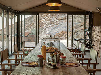 Camp Sossus: Restaurantbereich Camp Sossus: Restaurantbereich