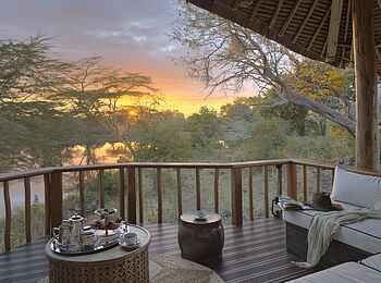 Finch Hattons: Gästeterrasse Finch Hattons: Gästeterrasse