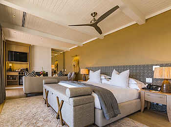 La Petite Ferme Boutique Hotel: Vinyard Suite Schlafbereich