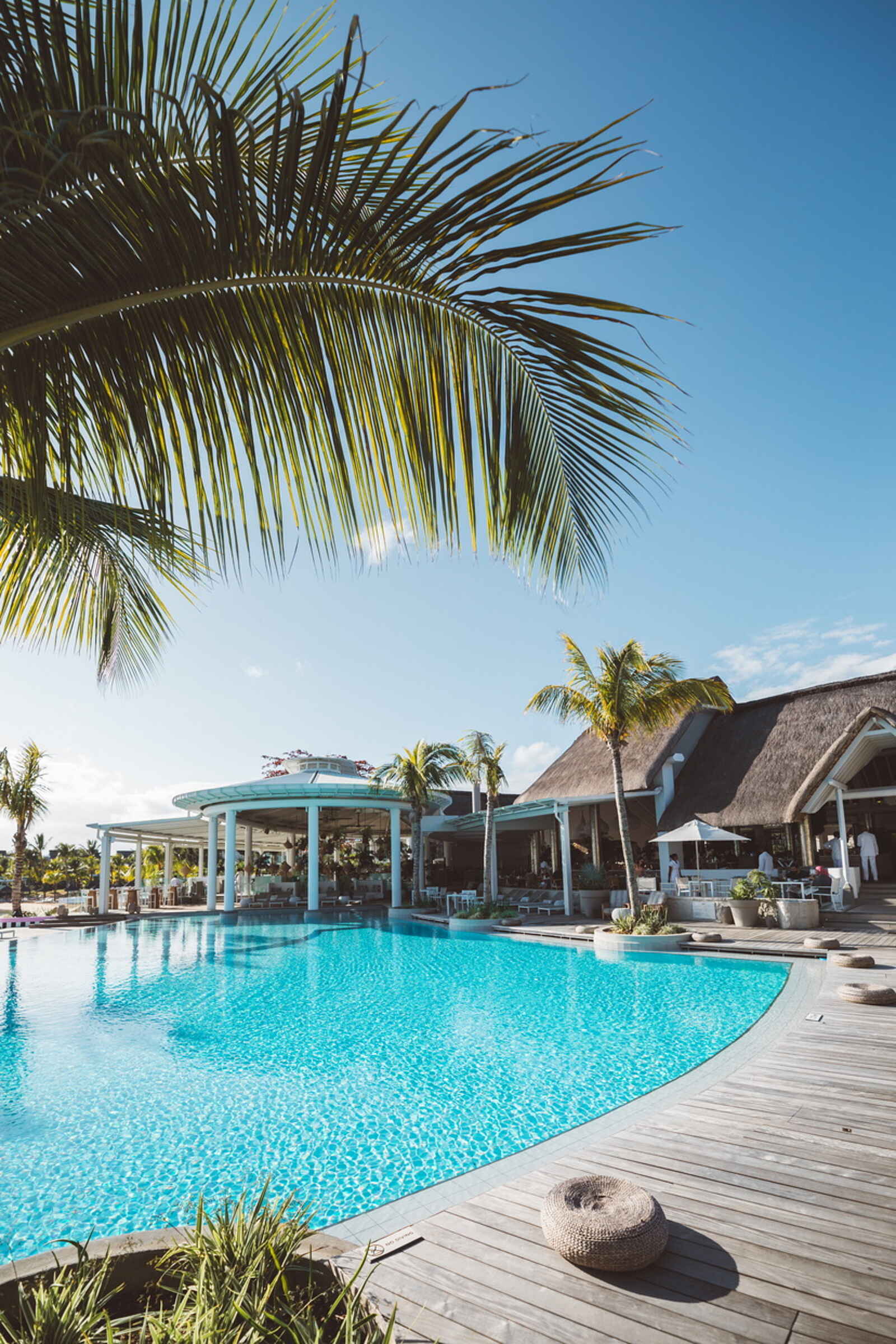 LUX Grand Gaube: Der Poolbereich LUX Grand Gaube: Der Poolbereich