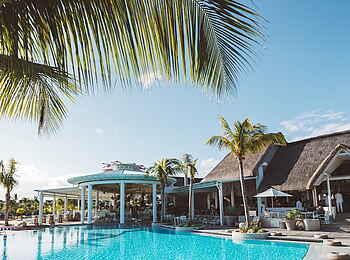LUX Grand Gaube: Der Poolbereich LUX Grand Gaube: Der Poolbereich