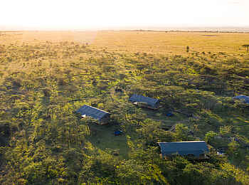 Mara Expedition Camp: Luftansicht