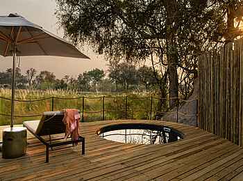North Island Okavango Safari Camp: Privater Plungepool